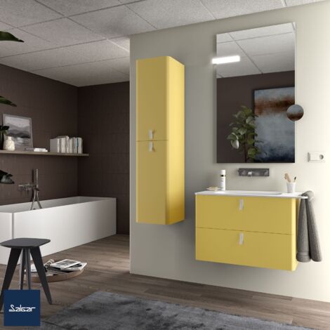 Schrank wandhängend UNIIQ 800 2 Schubladen mit Softeinzug PAJA 797 x 540 x 450 mm