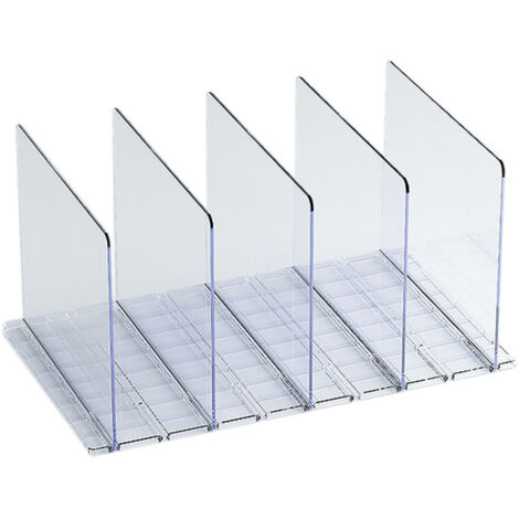 Schrankteiler, ABS, Weiß oder Transparent, 31,5 x 23,9 cm / 41,5 x 23,9 cm