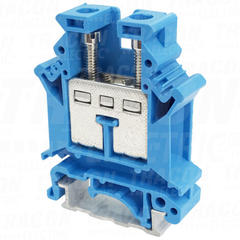 Schraub-Neutralleiteranschlussklemme für Sammelschiene, blau 2,5-16mm2, 800VAC, 101A ZUG