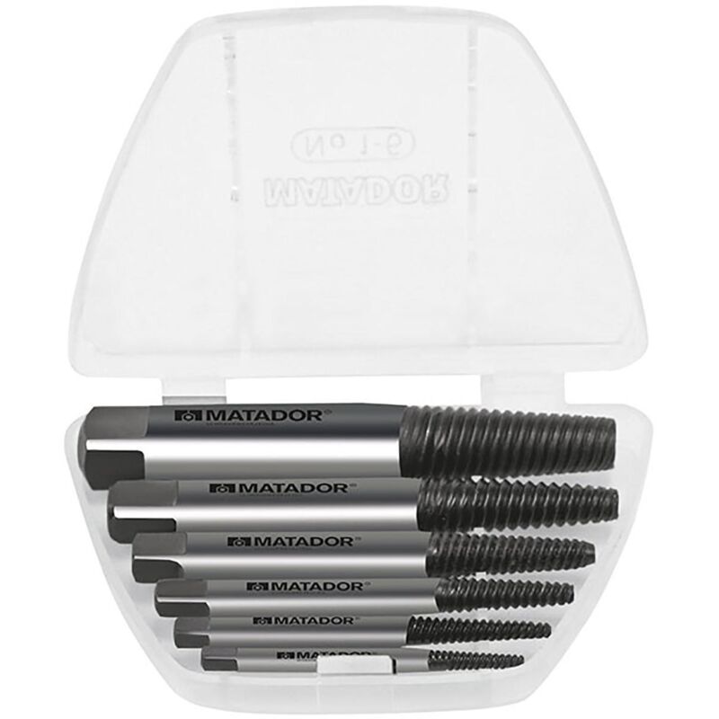 Matador Schraubenausdreher-satz, 5-tlg., M3-m18, 1/8-3/4