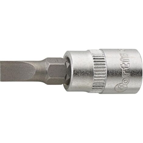 Schraubendr.-Einsatz 1/4" 5,5x1 mm Schlitz FORTIS