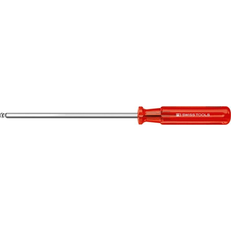 Pb Swiss Tools - Schraubendreher 206S Innen-6kt 2,5x90mm mit Kugelkopf Classic