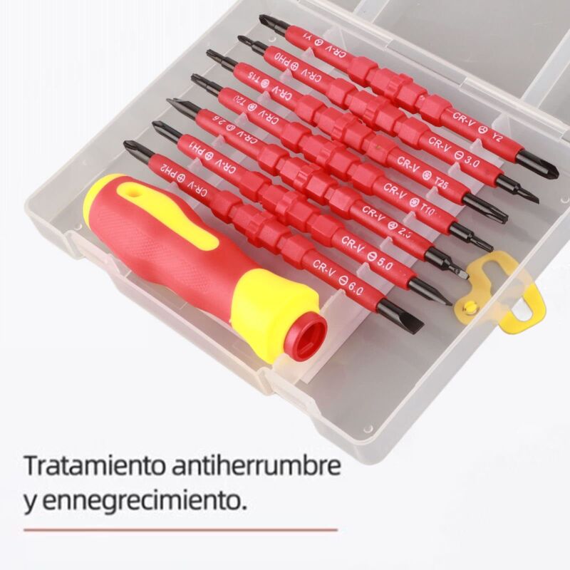 Image of Schraubendreher, 8 doppelseitige Schraubendreher für Wartungsarbeiten (8 in 1)