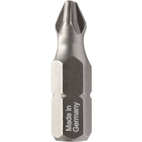 Schraubendreher-Bits Geometrie Torsion Philips - U640 PH1 Lang. Gesamtlänge 25, Packung zu 5