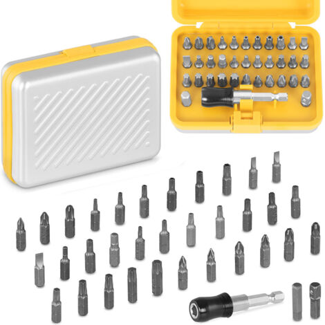 Schraubendreher-Bits und -Steckschlüssel-Set - 34-tlg.