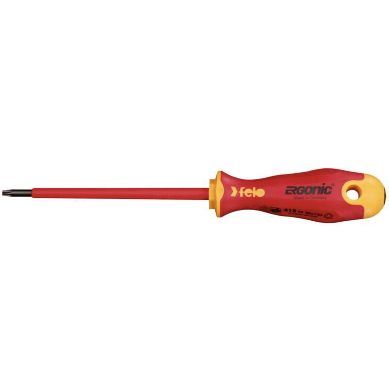 Ergonic isolierter Schraubendreher Torx-Spitze t 10 Felo 41810390