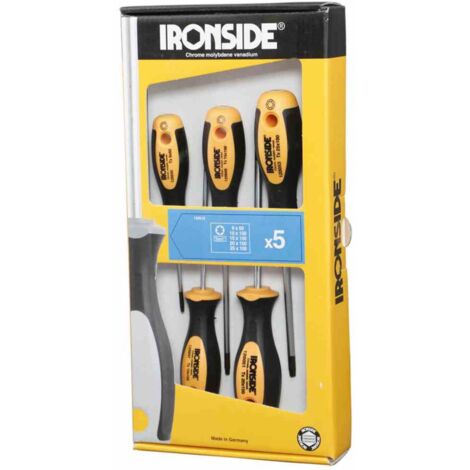 Schraubendreher-Set 5 teilig T x 00 2Komp-Griff C.V.-Sta