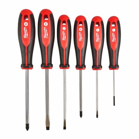 Schraubendreher Set Milwaukee 4932471806 magnetisch Dreilappengriff