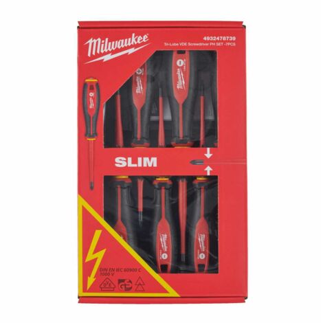 Schraubendreher Trilobe VDE PH MILWAUKEE - 7-teiliges Set - 4932478739