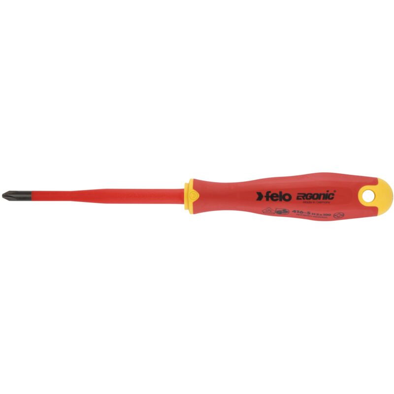 Ergonic E-Slim isolierter Schraubendreher 'plus-minus h' Bit h 1 Felo 41619290