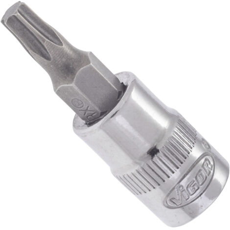 Schraubendrehereinsatz ∙ V2445N ∙ 1/4 Zoll (6,3 mm) Vierkant hohl ∙ Innen TORX® Profil ∙ SW T25