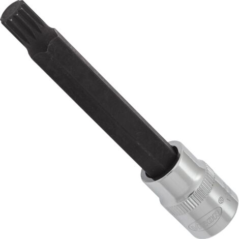 Schraubendrehereinsatz ∙ V6117 ∙ 3/8 Zoll (10 mm) Vierkant hohl ∙ Innen Vielzahn Profil XZN ∙ SW M9