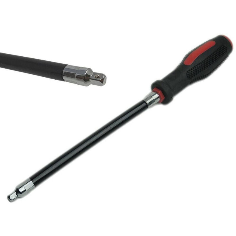 Image of Trade Shop - 300 mm flexibler schraubendreher torx-steckschlüsselhalter -