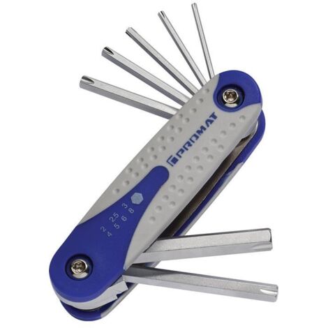 Schraubendrehersatz PL 7-teilig Handklapphalter SW 2 - 8 mm Löseprofil S2-Stahl