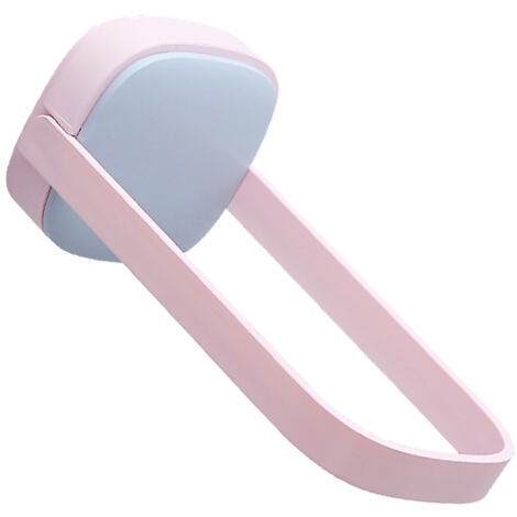 [Schraubenlose Wandgarderobe] U-förmige Kleiderstange aus Kunststoff mit abgerundeten Ecken, zum Einklipsen, für Wohnzimmer oder Badezimmer, blau oder rosa