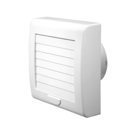Schraubenventilator mit Klappe für Öffnung 98 / 155x165 mm