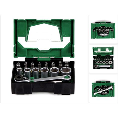 Schrauber Bit-und Ratschen-Set HIKOKI 40030020 (24 stücke)