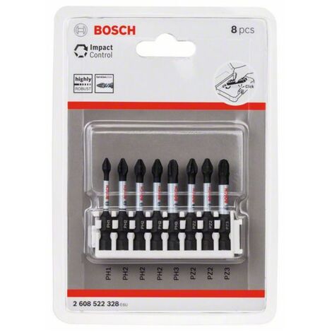 Bosch Professional 2608522326 Impact Control Schrauberbitpack 8tlg