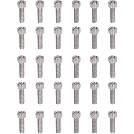 [Schraube](Schraube)[M6](M6)[30 Stück Sechskantschrauben Zylinderkopfschraubensatz A2‑70](30 Stück Sechskantschrauben Zylinderkopfschraubensatz A2‑70)