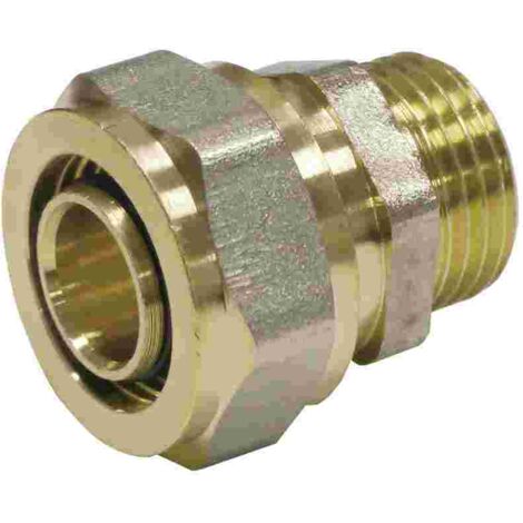 Schraubfitting Kupplung 20mm, 1 Zoll AG, Rohrkupplung