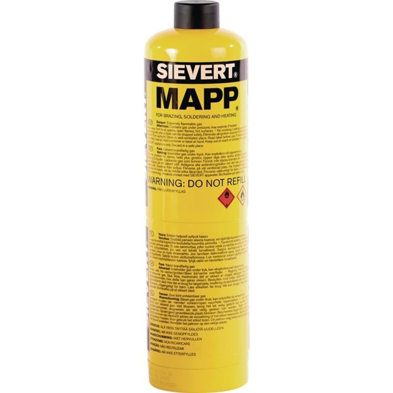Sievert Schraubkartusche Mapp®gas 380g 788ml