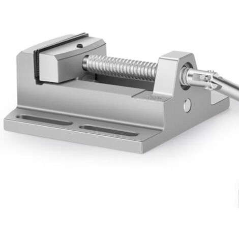 Schraubstöcke Bohrmaschinenschraubstock 70mm, Präzisionssäulen Bohrtischklemme Aluminiumlegierung für Werkstattfräsmaschine Maschinenwartung
