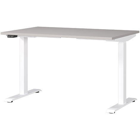 Schreibtisch 120cm, elektrisch höhenverstellbar, kaschmir, MEMPHIS-01