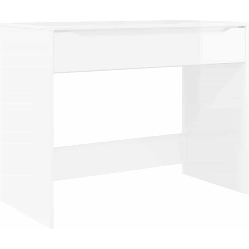 Schreibtisch Hochglanz Weiß 100 X 50 X 78 Cm Holzwerkstoff Vidaxl