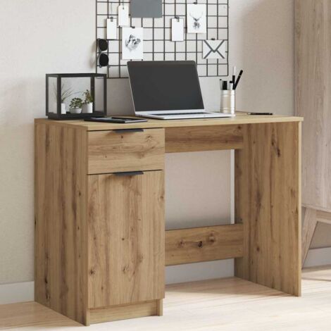 Schreibtisch Artisan-Eiche 100x50x75 cm Holzwerkstoff vidaXL