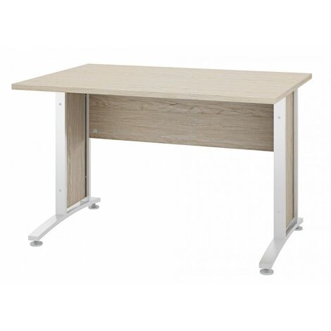 Schreibtisch aus Eiche weiß cm 120 x 80 x 74 h