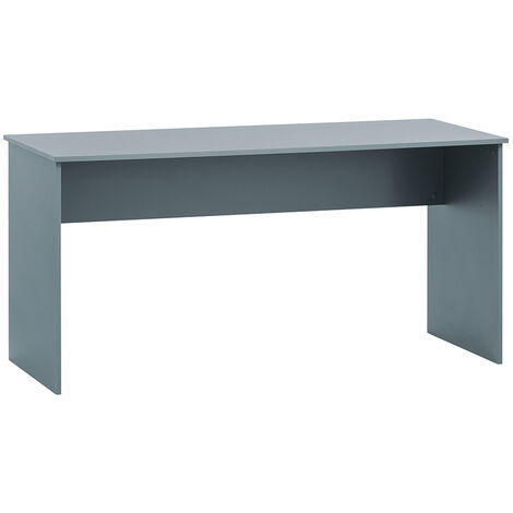 Schreibtisch Büro 150cm breit SISAK-80 in blau, B/H/T: ca. 150/73,6/65 cm