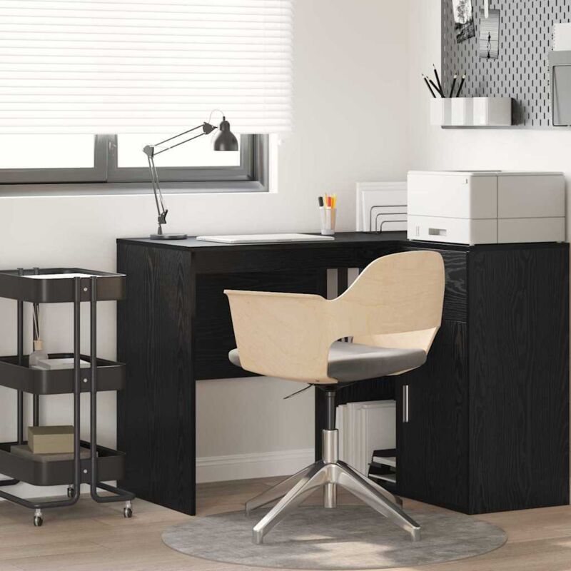 Schreibtisch Schwarze Eiche 102 X 50 X 75 Cm Holzwerkstoff Vidaxl