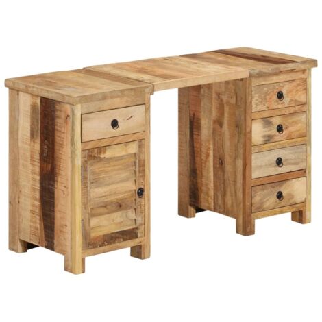Schreibtisch Massivholz Mango 140x50x77 cm vidaXL