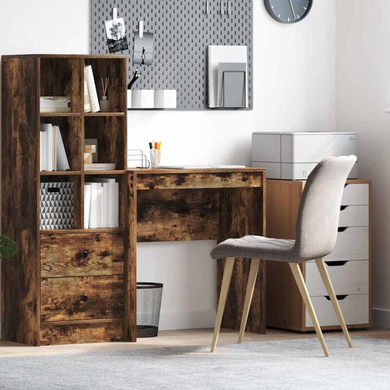 Schreibtisch Räuchereiche 70 X 40 X 76 Cm Holzwerkstoff Vidaxl