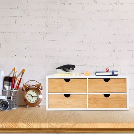Schreibtisch organizer mit 4 schubladen