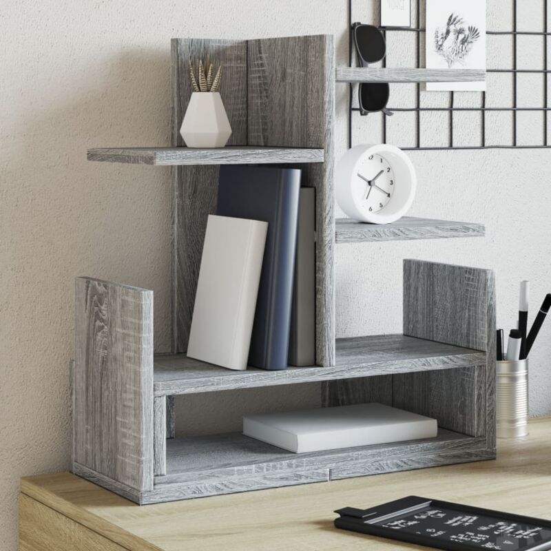 Vidaxl - Schreibtisch-organizer Grau Sonoma 49x20x52, 5 Cm Holzwerkstoff