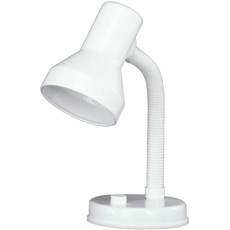 Schreibtischleuchte PRONTO flexibel Höhe max. 30cm, Weiß