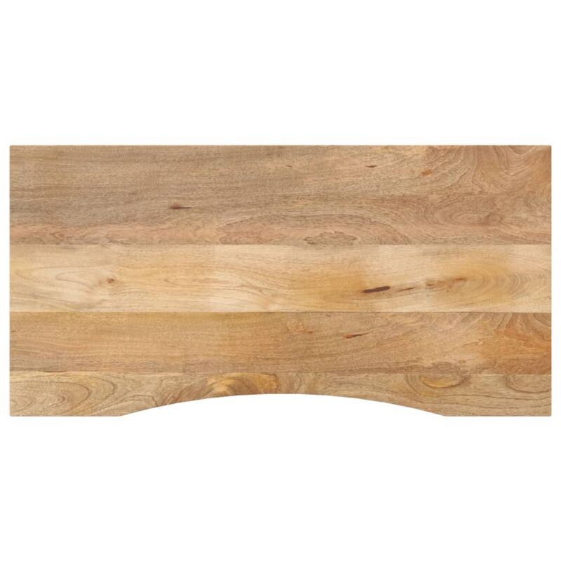 Vidaxl - Schreibtischplatte Mit Aussparung 120x50x2, 5cm Massivholz Mango