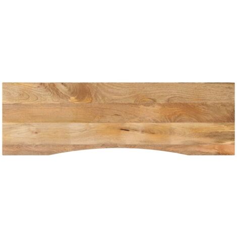 Schreibtischplatte mit Aussparung 160x50x2,5cm Massivholz Mango vidaXL405412