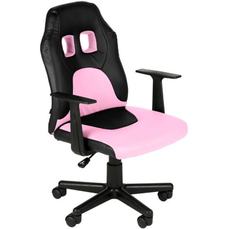 Schreibtischstuhl Fun für Kinder schwarz/pink