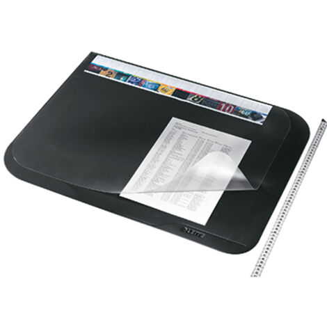 Schreibunterlage 65 x 50 cm (B x H) mit Folienauflage PVC schwarz