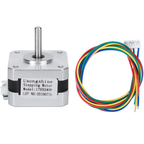 Schrittmotor 17HS2408 für 3D-Drucker, 4-adrig, Hochleistungszubehör