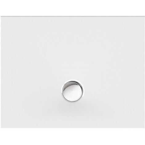 Schröder Rechteckduschwanne Flat New E 90x75x2 cm weiß