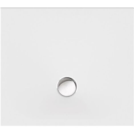 Schröder Rechteckduschwanne Flat New E 90x80x2 cm weiß