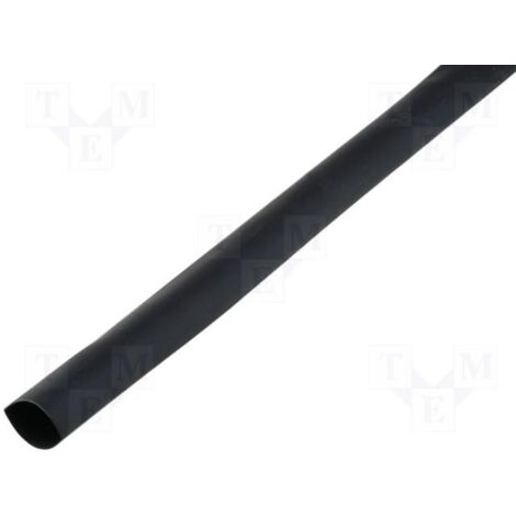 Schrumpfschlauch 16mm Index 2:1 Farbe SCHWARZ 1 Meter