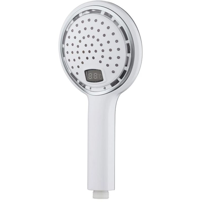 

SCHÜTTE Alcachofa de ducha con LED y temperatura POLARIS blanco - Blanco