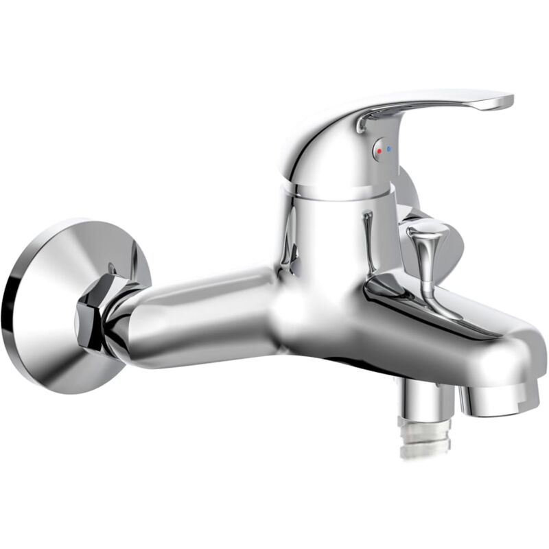 

Grifo mezclador de bañera ATHOS cromado - Plateado - Schütte