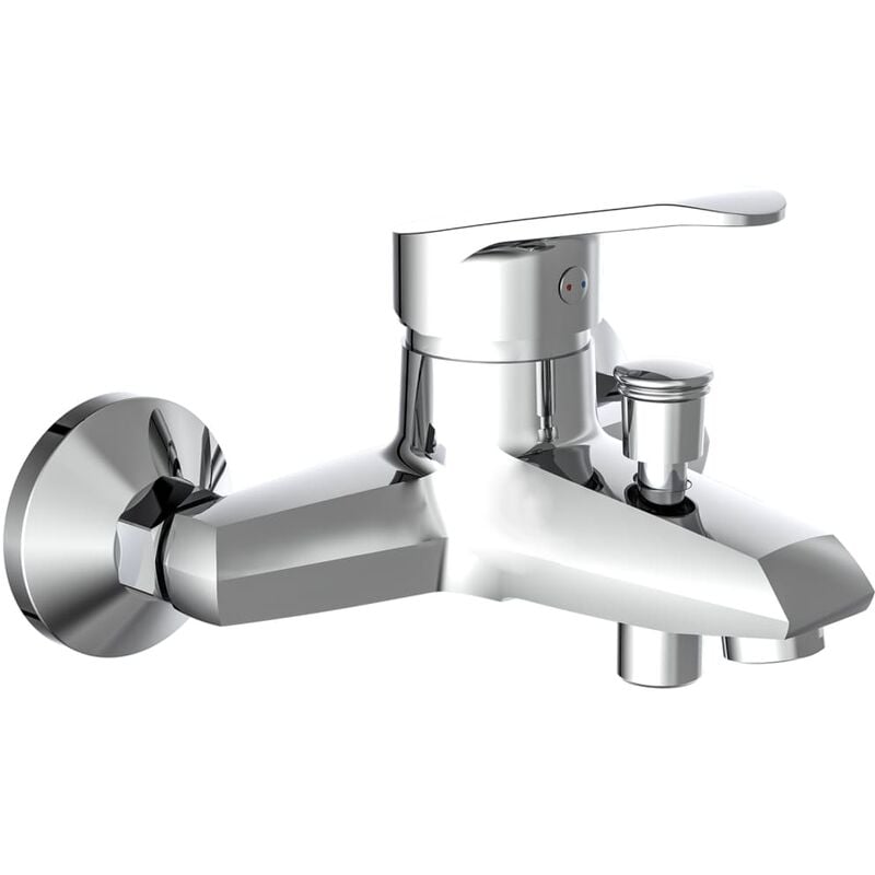 

SCHÜTTE Grifo mezclador de baño TESSA cromado - Plateado
