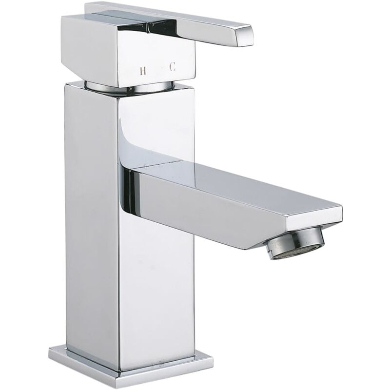 

SCHÜTTE Grifo mezclador de lavabo FROG cromado - Plateado
