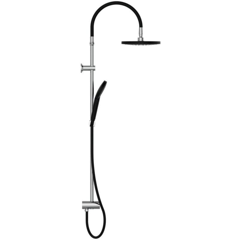 Overhead Shower Set matao rain Chrome-Matt Black Schütte